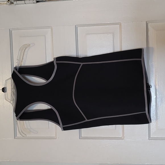 SaunaFX M Blk Women's Slimming Neoprene Sauna Vest with Microban Antimicrobial - Picture 4 of 4